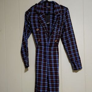 NWT Nasty Gal Plaid Pant Jumpsuit